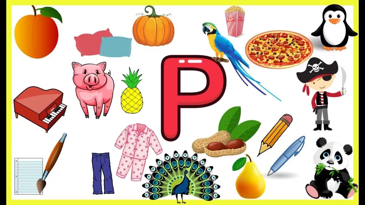 Letter p Words. Буква п для детей. Words with Letter p. Английская буква п. P object