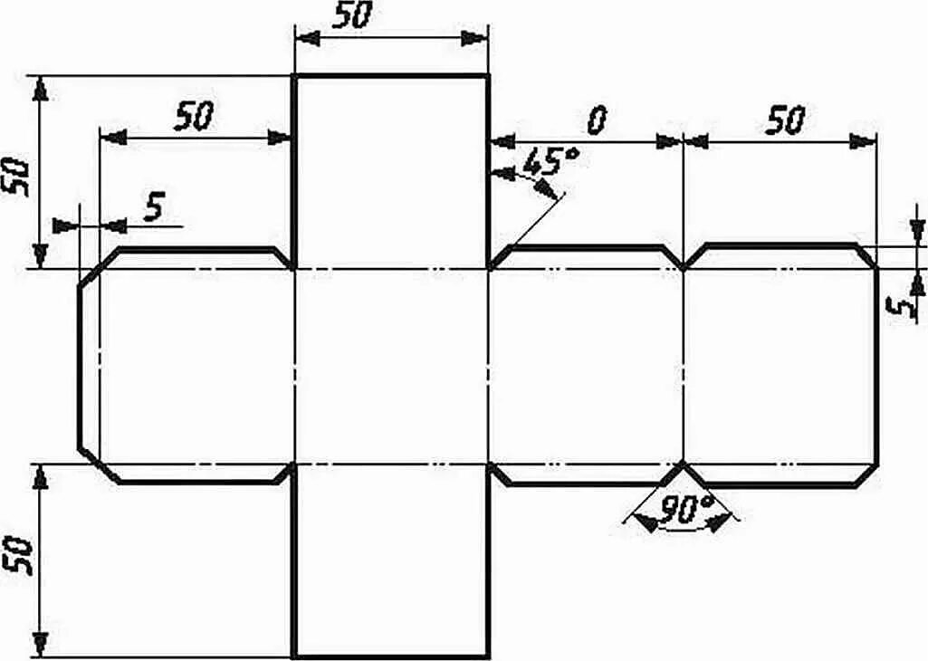 Чертеж для склейки Куба. Чертеж Куба развертка для склеивания. Как построить развертку Куба. Развертка Куба 50 мм.