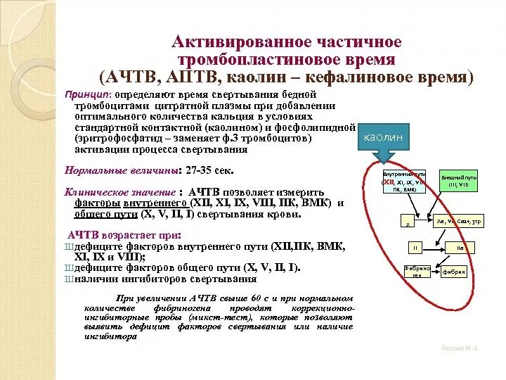 Ачтв повышен у взрослого. Внешний путь свертывания крови АЧТВ. Активированное время свертывания методика определения. Активированное частичное тромбопластиновое время АЧТВ норма. Определение АЧТВ методика.