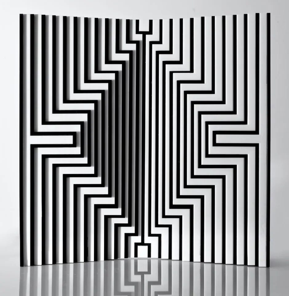 Полоски в интерьере. Абстрактные иллюзии. Illusion home. 3д ковры. Монохромные фотообои на стену.