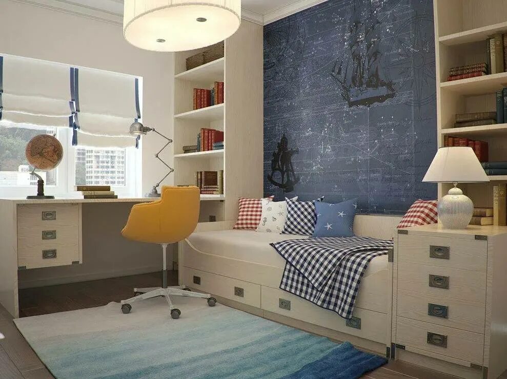 Небольшая детская для мальчиков. Небольшая детская для мальчиков. Интерьер подростковой комнаты для мальчика 12кв. Маленькая детская комната. Комната для мальчиков школьников.