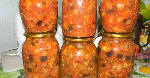 Салат с гречкой на зиму с овощами
