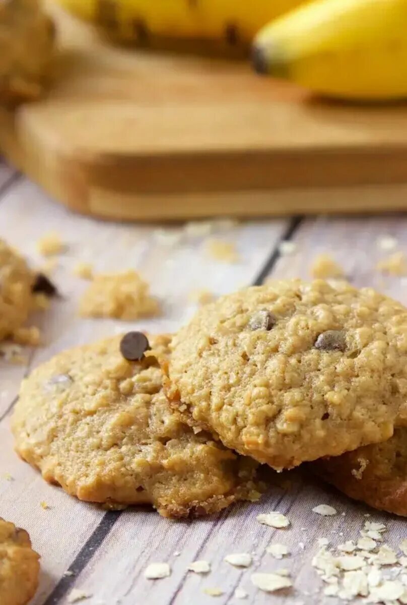 печенье из банана без. печенье бананчики. печенье с овсяными хлопьями. печенье из банана без. постное печенье с бананом.