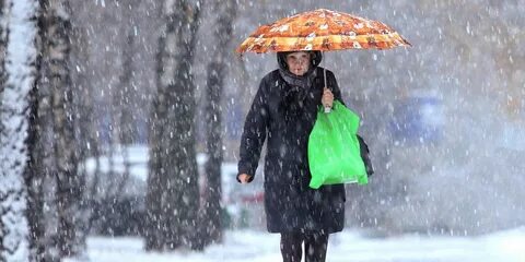 Москва дождь снег
