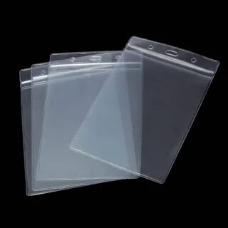 Clear plastic card