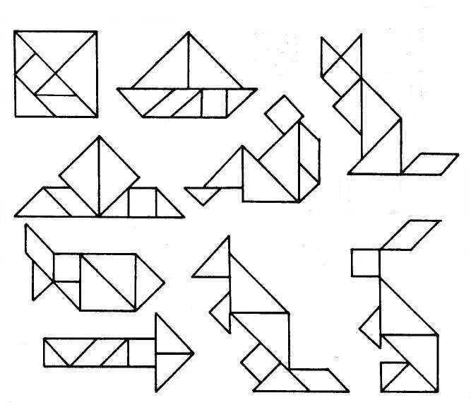 Игра собирать геометрические фигуры. Танграм сложи квадрат. Танграм 7 фигур. Танграм схемы для дошкольников. Танграм схема квадрата.