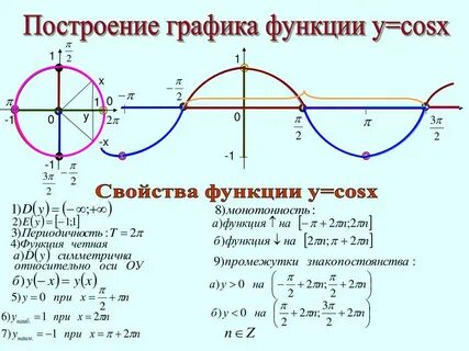 Определение функции косинуса