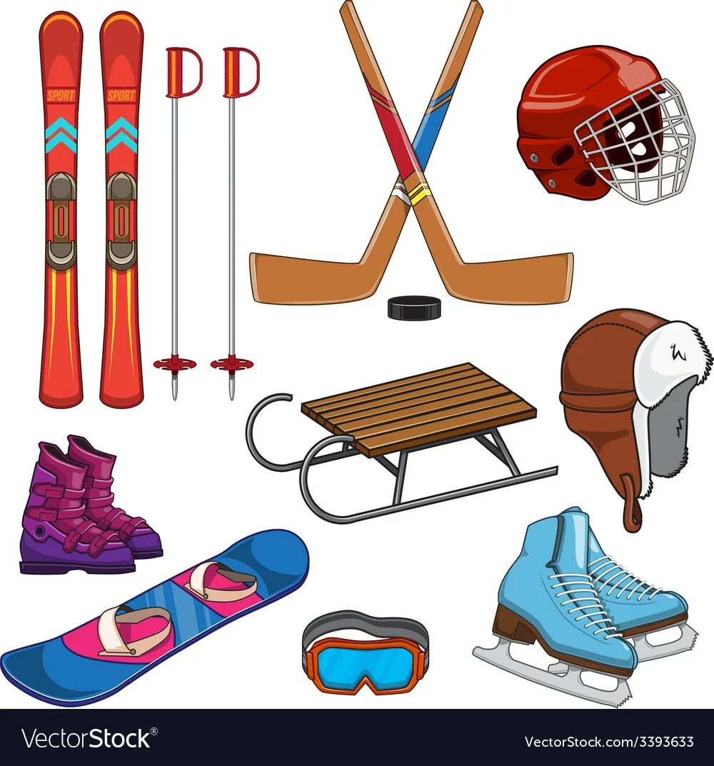 Зимний инвентарь для детей. Картинки зимний инвентарь для детей. Лыжи спереди вектор. Зимний спортивный инвентарь для детей. Зимний инвентарь для детей.