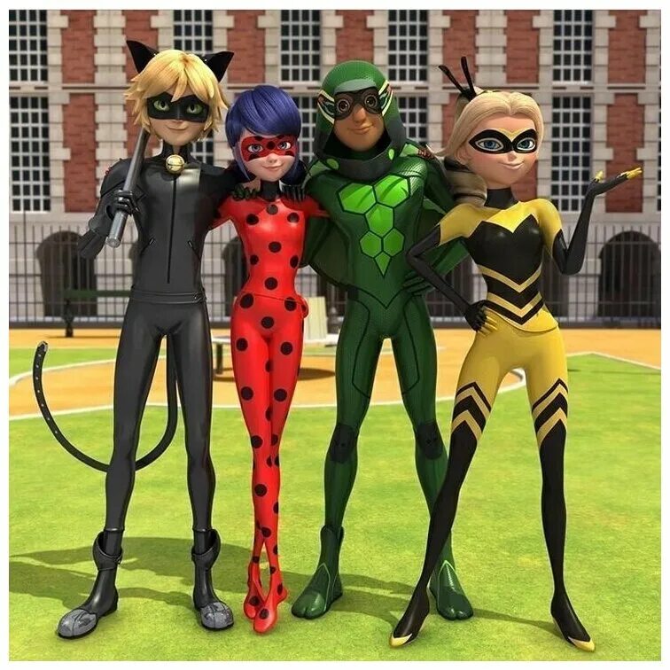 Кукла Супер Кот из серии Lady Bug Miraculous, 26 см. от Bandai, 39745-СуперКот -