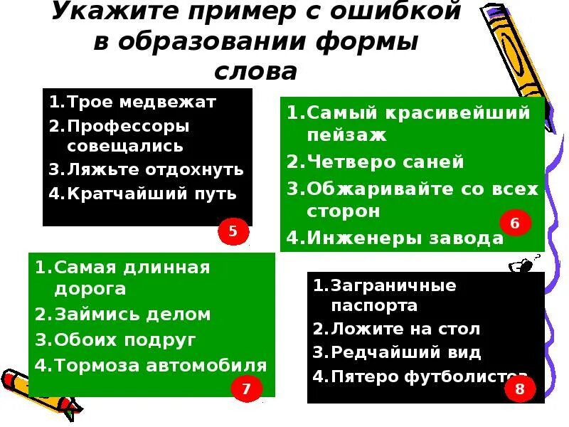 Морфологические нормы - презентация онлайн