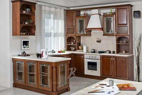 Кухонный гарнитур недорого из массива дерева