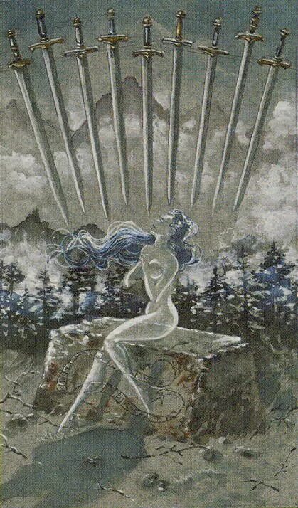 2 пентаклей 9 мечей. 2 пентаклей 9 мечей. 9 мечей таро. Карта таро девятка мечей. 9 мечей таро.