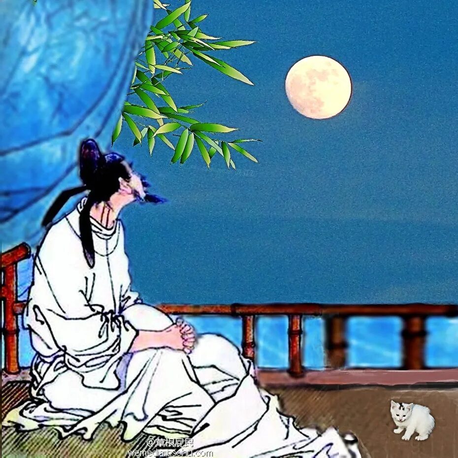 Тихая звёздная ночь стих. Ночь арт. Поэзия китая. Ли бо думы тихой ночью. Мысли тихой ночью.