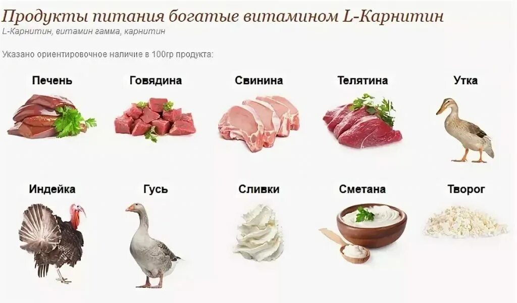 В каких витаминах содержится в 10. Витамин в11 в продуктах питания таблица. ацетил л карнитин в продуктах питания. л карнитин в продуктах питания таблица. в каких продуктах содержится l-карнитин.