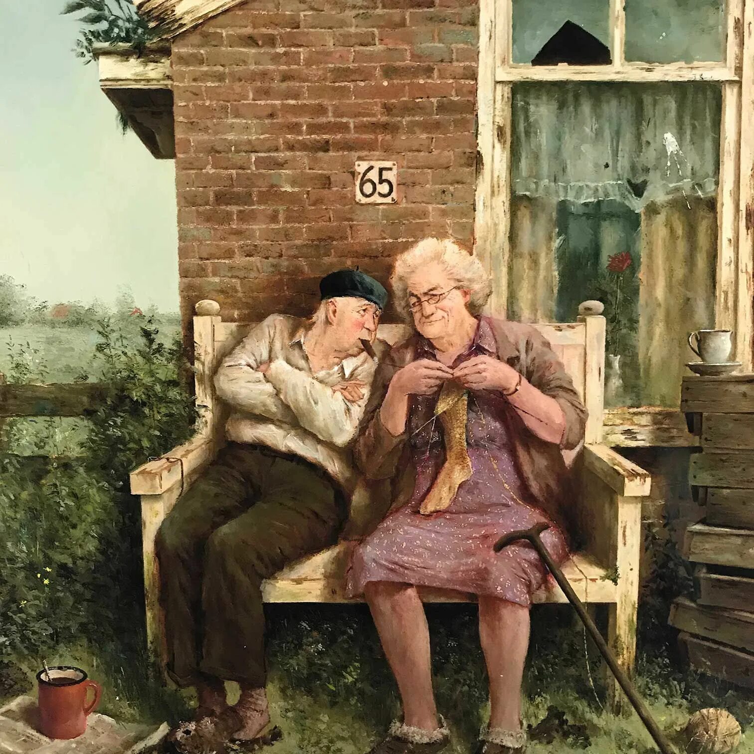 Мариус Ван Доккум. Художник Marius van Dokkum. Мариус Ван Доккум, 1957. Веселый голландский художник Marius van Dokkum.