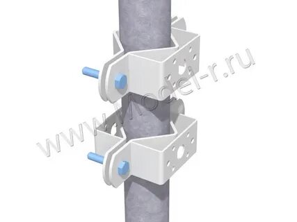 Крепление к круглому столбу
