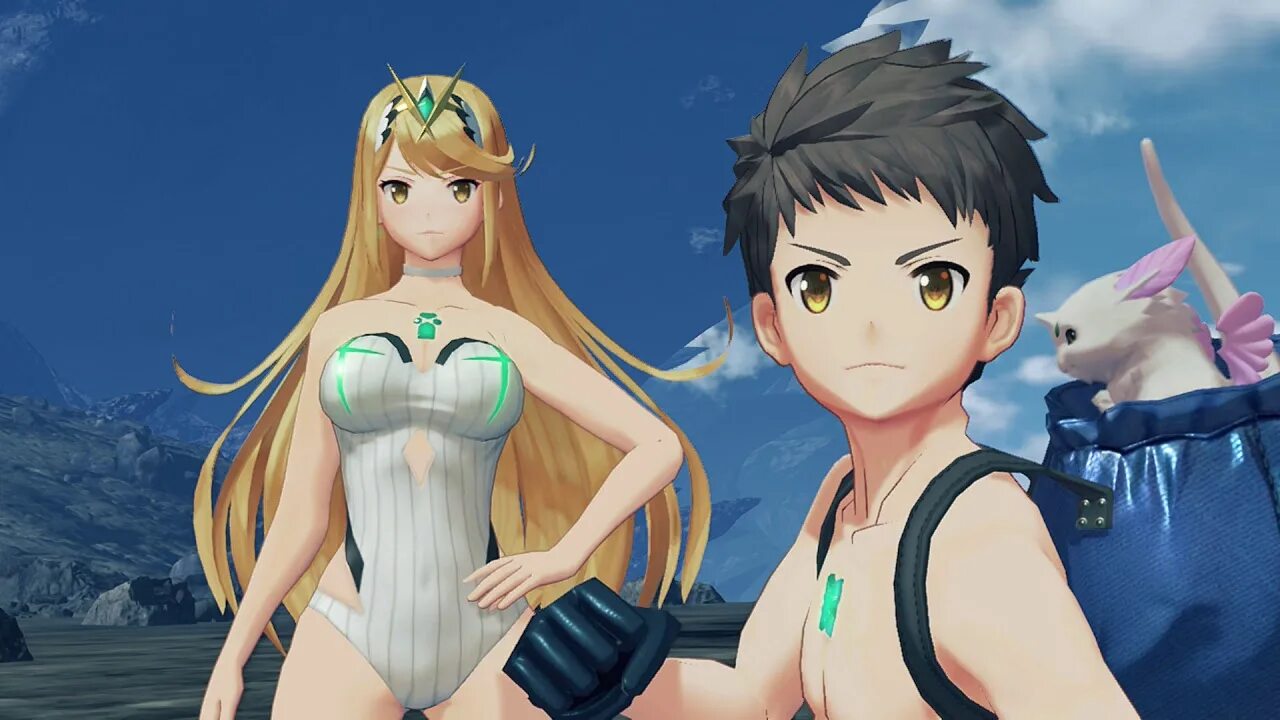 Xenoblade Chronicles 2. Xenoblade Chronicles 2 Mythra Swimsuit. Xenoblade Chronicles 2 Swimsuit.