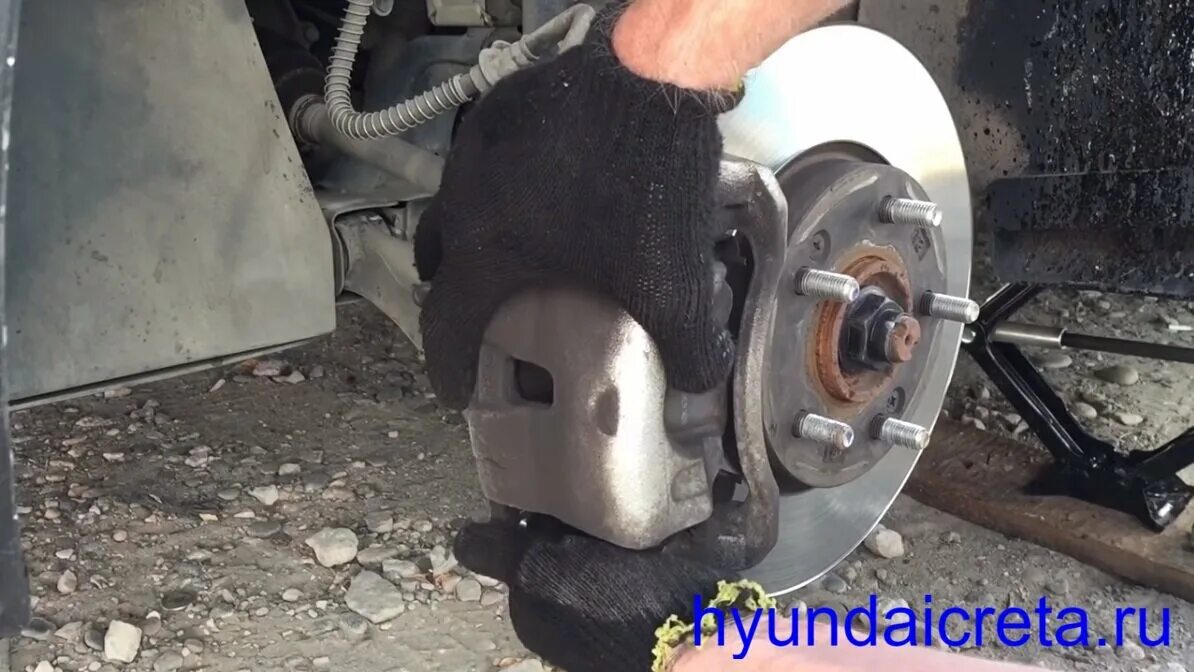 Очередное ТО. Замена масла, фильтров и колодок. - Hyundai Creta (1G), 1,6 л, 201
