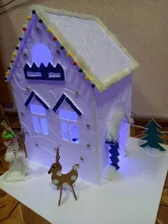 Домик из потолочных