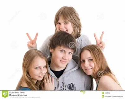 Group Of Teenagers Hanging Out Stock Photography CartoonDealer.com #33878954