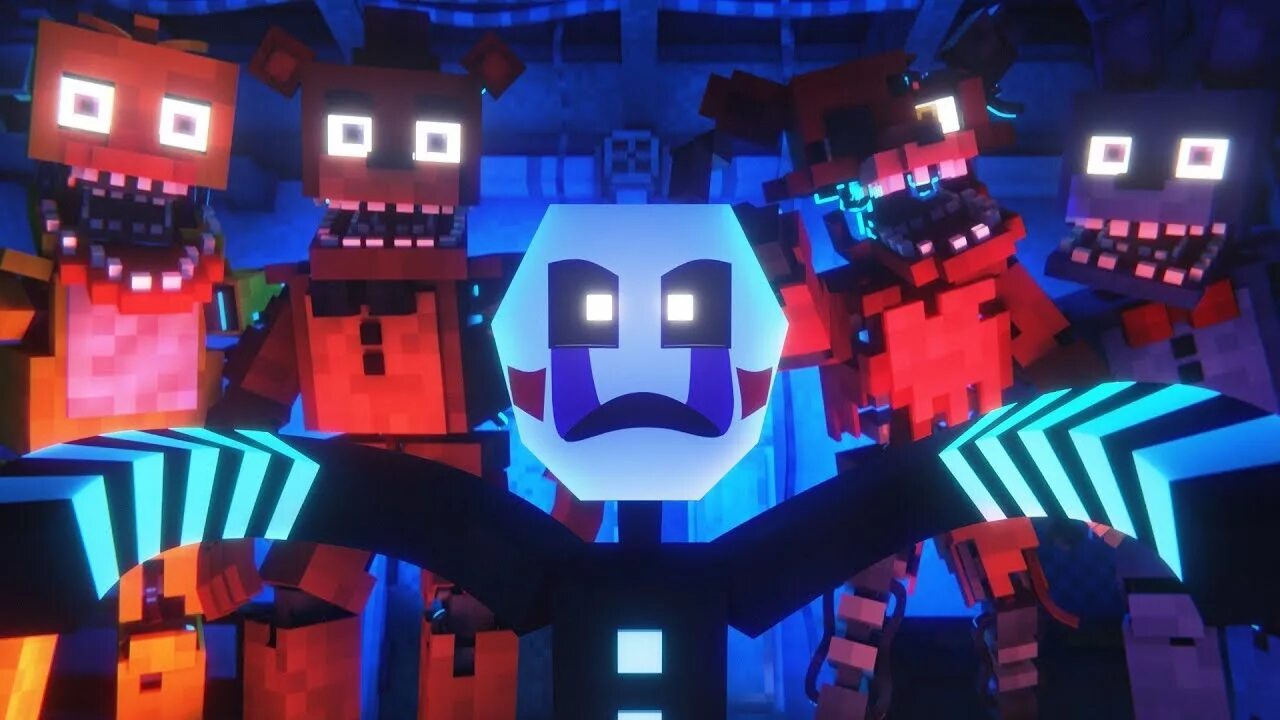 Fnaf video animation. Enchantedmob фредди. фнаф майнкрафт. enchantedmob fnaf5. аниматроники из майнкрафта.
