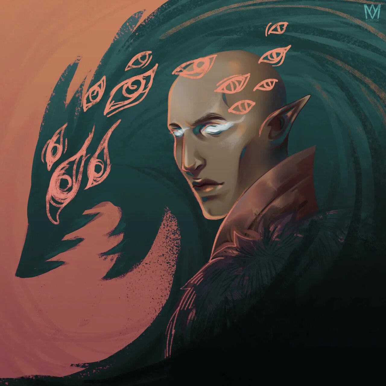 Dragon age dread wolf дата выхода. Dragon age dread wolf. солас dread wolf. solas dread wolf dragon age art. dragon age 4 wolf solas.