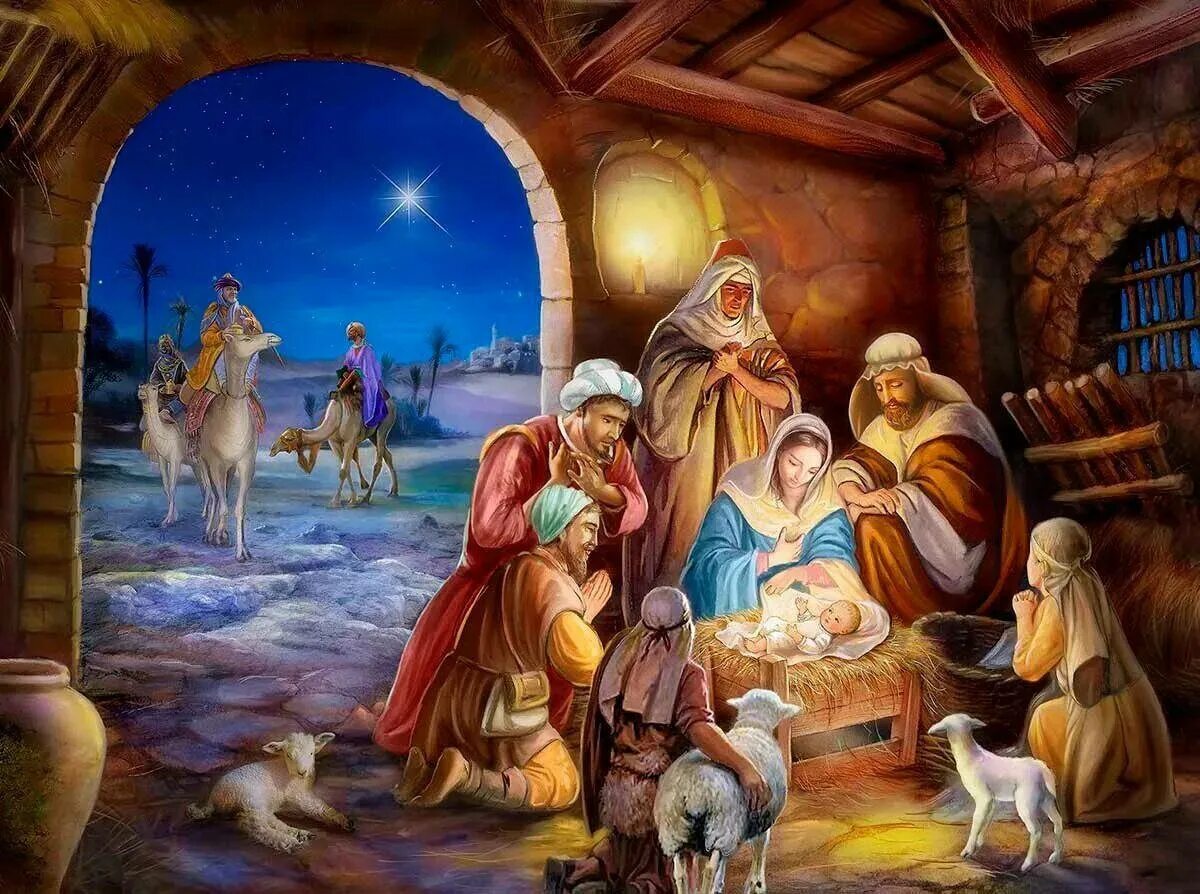 Главные символы рождества христова. Вифлеемская звезда рождение Иисуса Христа. Рождество Иисуса Христа в Вифлееме. Икона Рождество Христово Вифлеем.