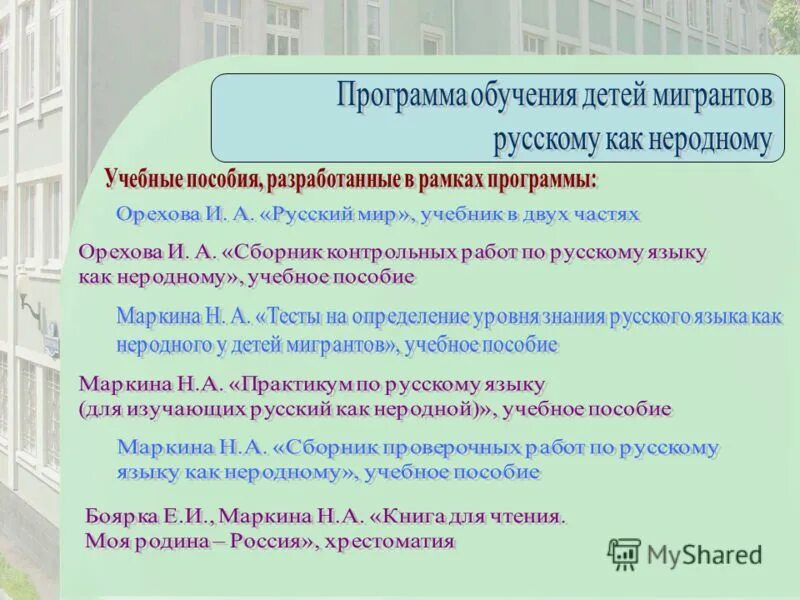Стратегия адаптации ребенка мигранта