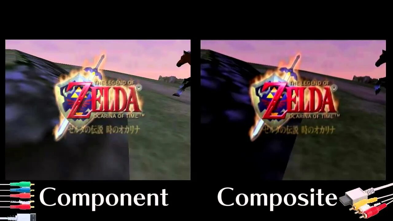 Better component. Component vs RGB. Composite vs component. SCART vs component. Composite vs component vs HDMI.