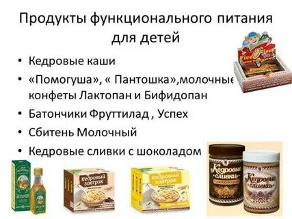 Что является под функциональными продуктами