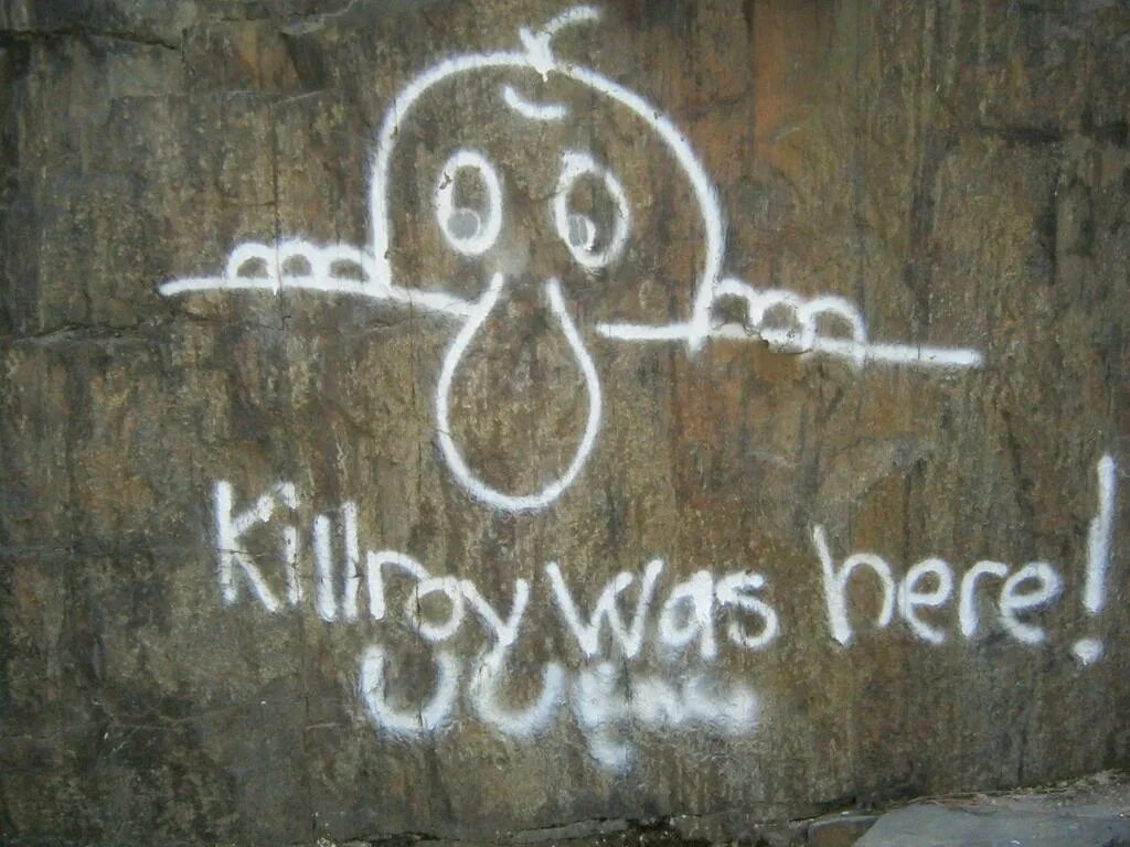 But here is a. Kilroy was here 1942 граффити. килрой был здесь. kilroy was here граффити.