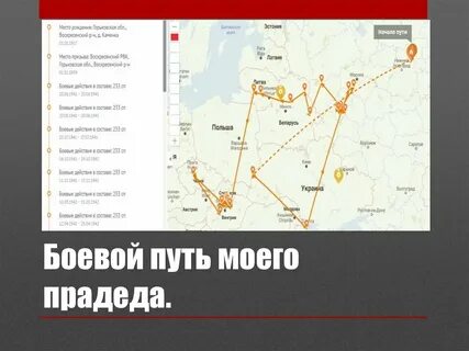 Путь прадеда