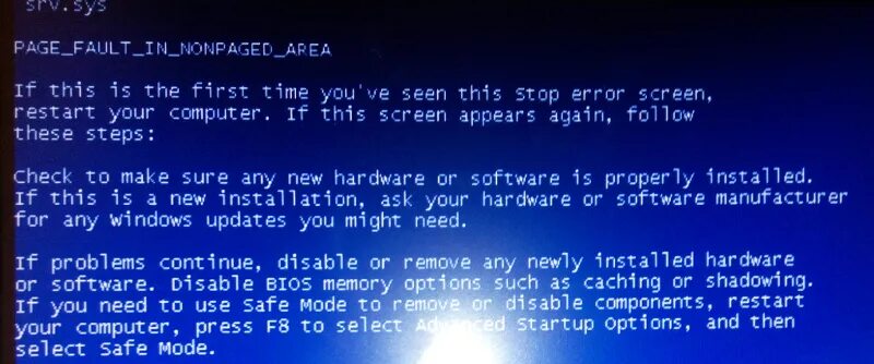 Ошибка page in nonpaged area. Синий экран Page_Fault_in_NONPAGED_area. Page Fault in NONPAGED area Windows. BSOD Page Fault in NONPAGED area Windows 10. Page_Fault_in_NONPAGED_area жесткий диск.