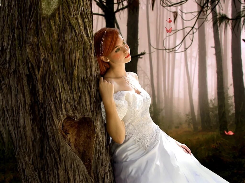 Любовь несчастная рабыня песня. Несчастная невеста. Грустная девушка в лесу. Сбежавшая невеста в лесу. Несчастная девушка.