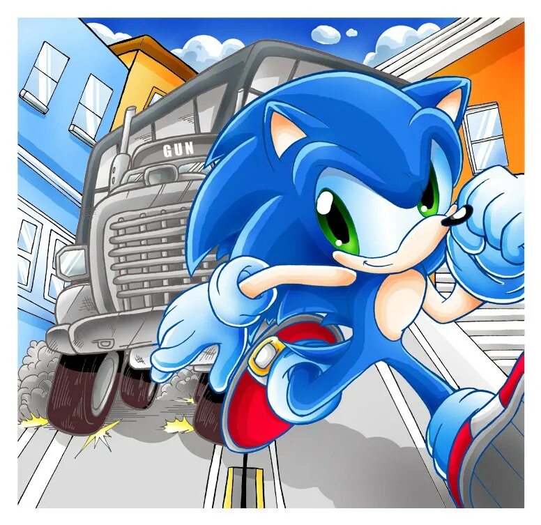 Включить картинку sonic