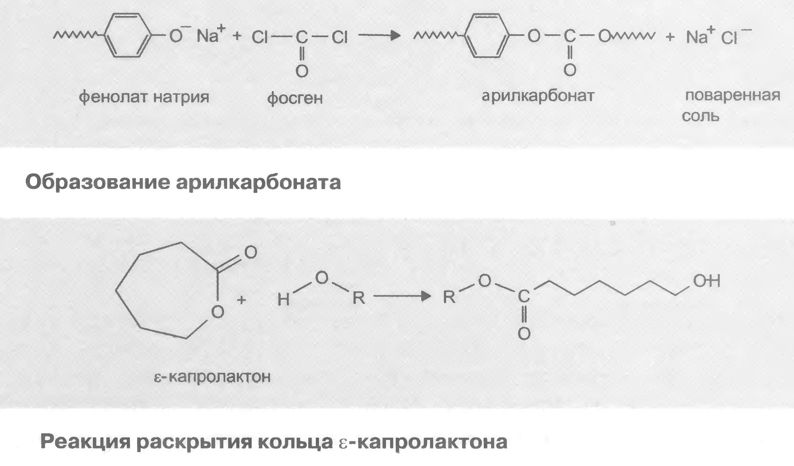 Реакция образования пикрата. Гидролиз лактонов. Реакция образования ангидротетрациклина. Реакция образования поликарбонатов.