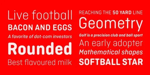 Шрифт rounded