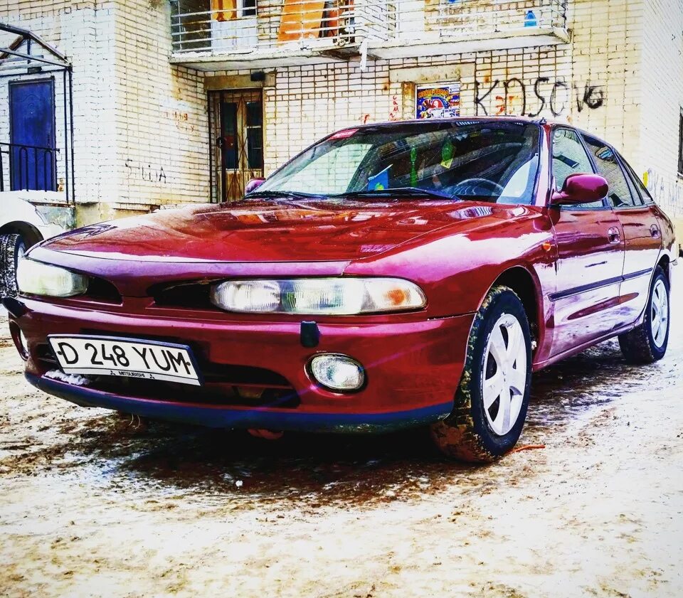 Небольшая подборка тюнинга и колхозинга на галант 7g Mitsubishi Galant (7G), 2