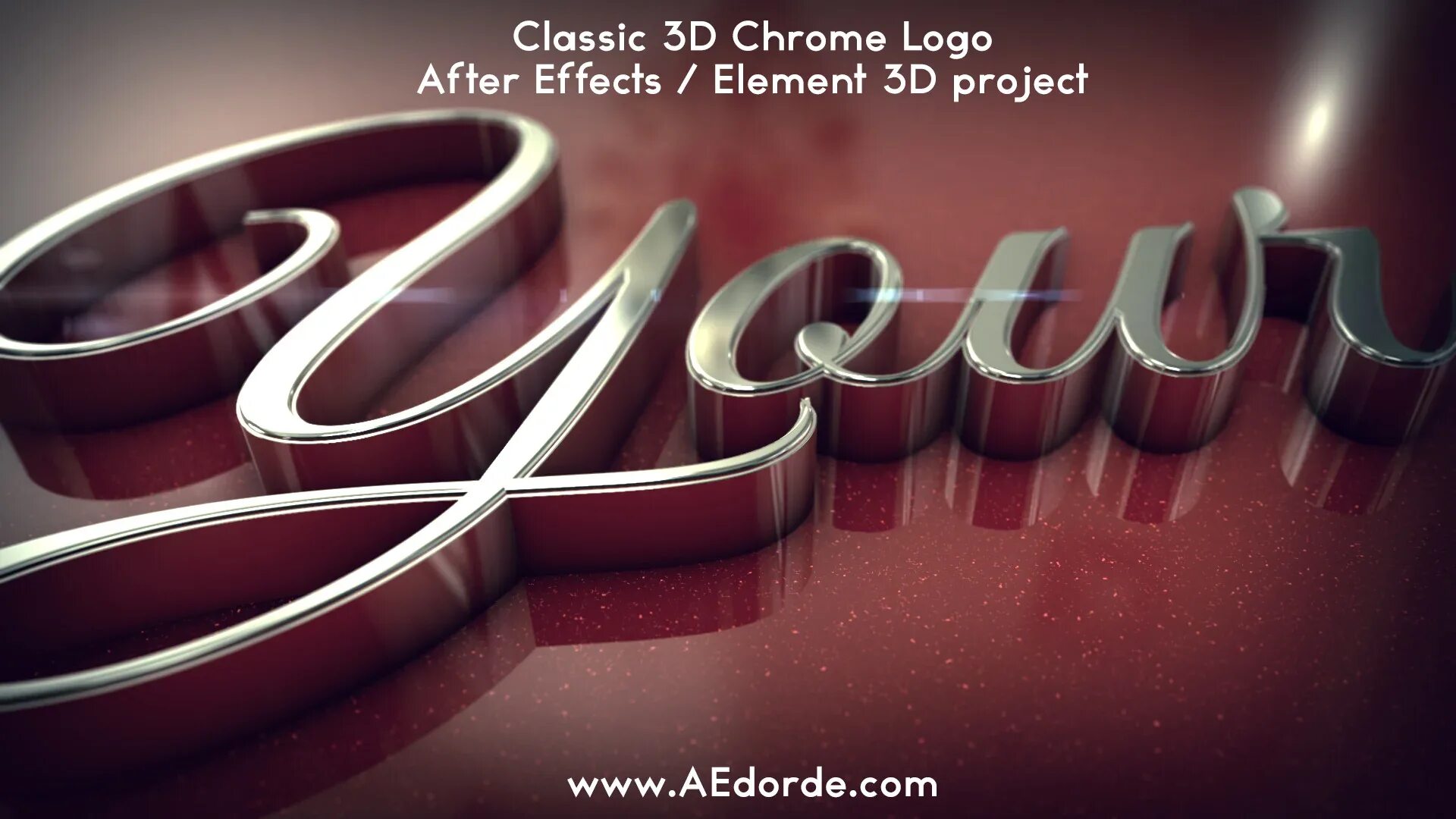 Логотип after Effects. Хромированный логотип. 3d логотип AE. After Effects 3d логотип.