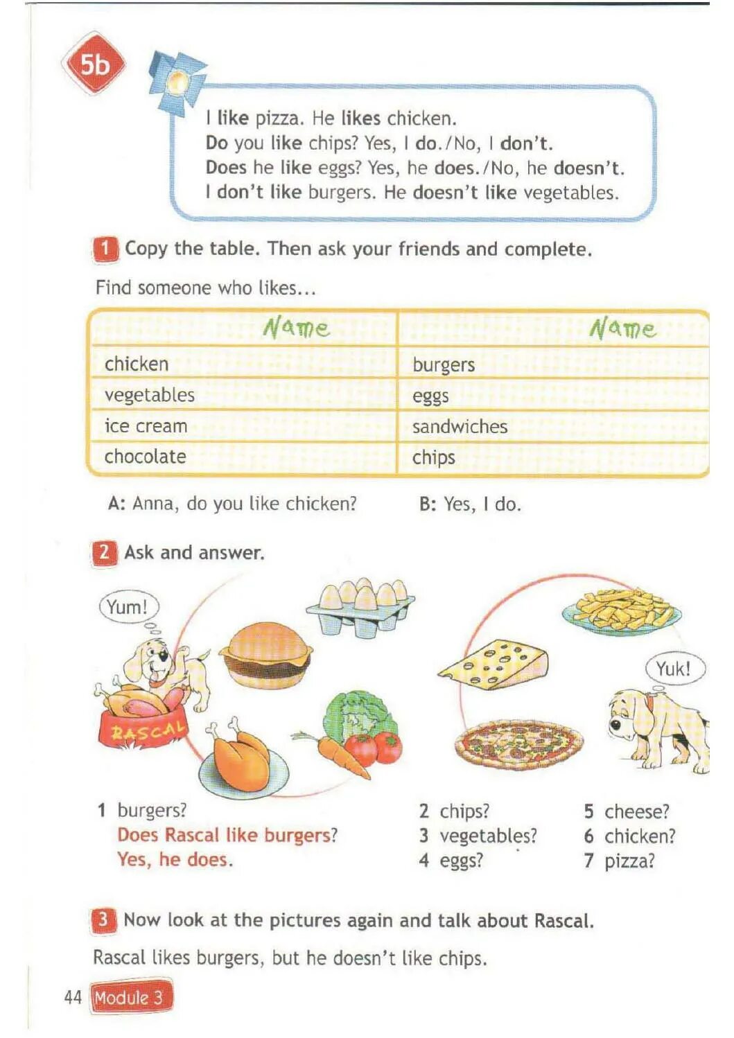 They like likes eggs. Spotlight 3 класс учебник. Spotlight 2 класс учебник. Спотлайт 3 класс учебник. Английский 3 кл стр 44.