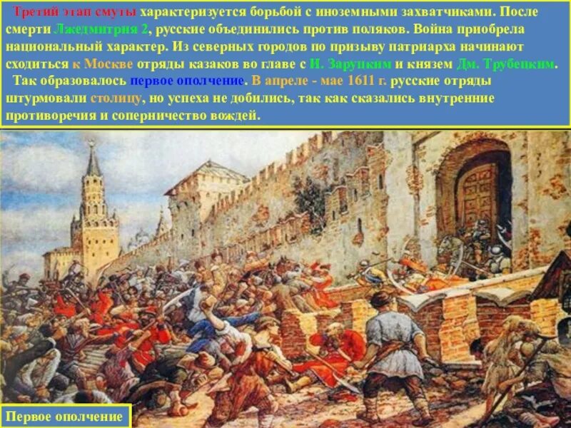 Смута ixbt. Оборона Троице-Сергиева монастыря Верещагин. Смута поляки в Москве. Третий этап смутного времени.