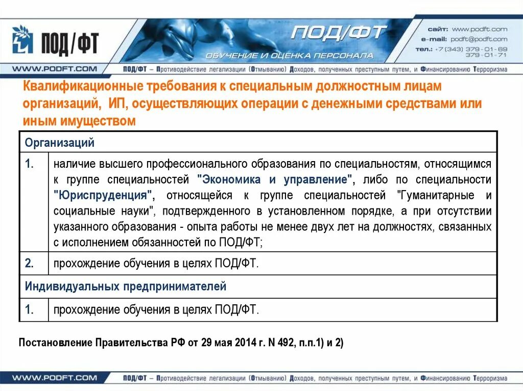 Квалификационные требования к специальным должностным лицам. Протокол о прохождении обучения. Обучение под ФТ. Протокол прохождения обучения медицинских работников. Приказ о СДЛ для под/ФТ/.