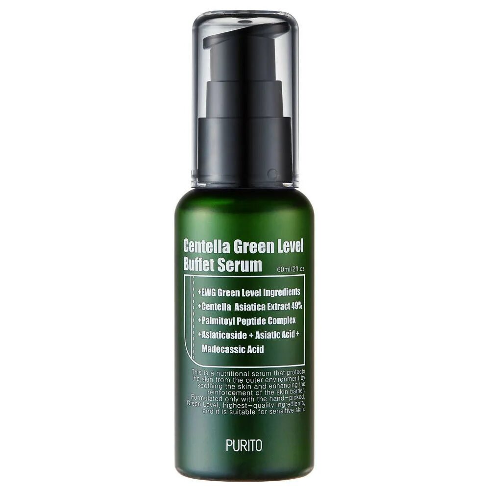 Purito Centella Green Level Buffet Serum 60ml. Purito Centella сыворотка. Сыворотка с центеллой Purito Centella Green Level Buffet Serum. Purito сыворотка Purito Centella Green Level Buffet Serum(Sample).