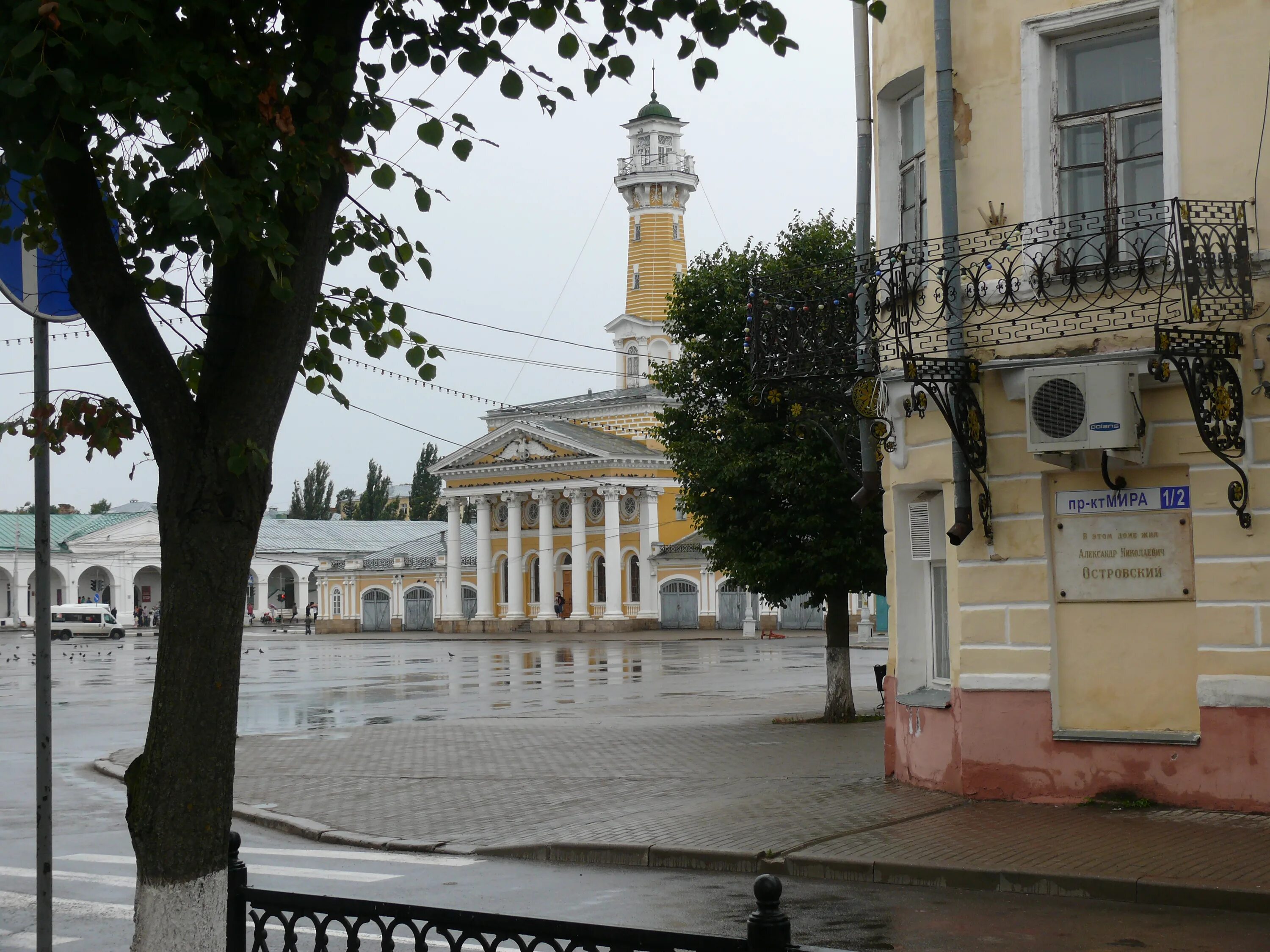 Кострома центр. Кострома центр 2003. Кострома центр города. Сусанинская площадь в Костроме.