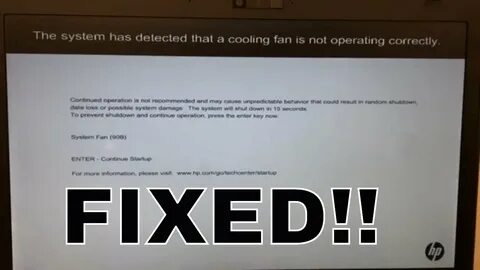The system has detected