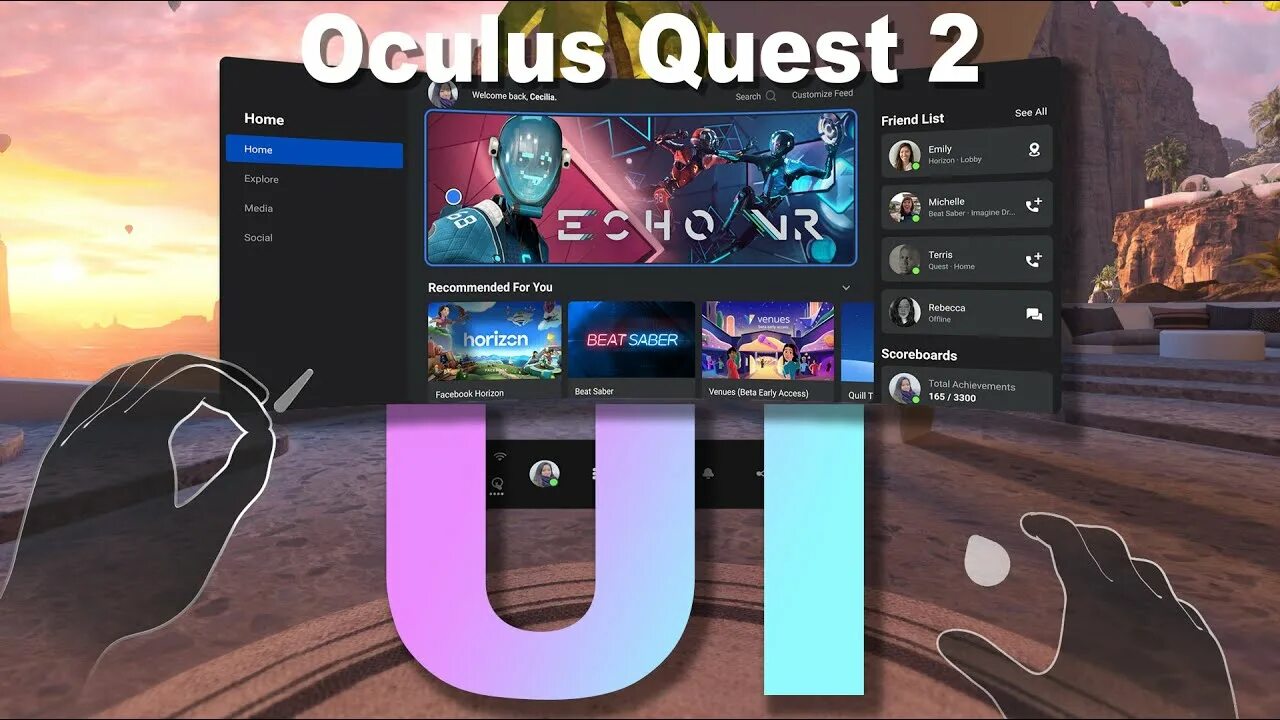 Oculus quest 2 не видит. Интерфейс Oculus Quest 2. Oculus Quest 2 Custom. Oculus Quest 2 кастом. Oculus Quest os.