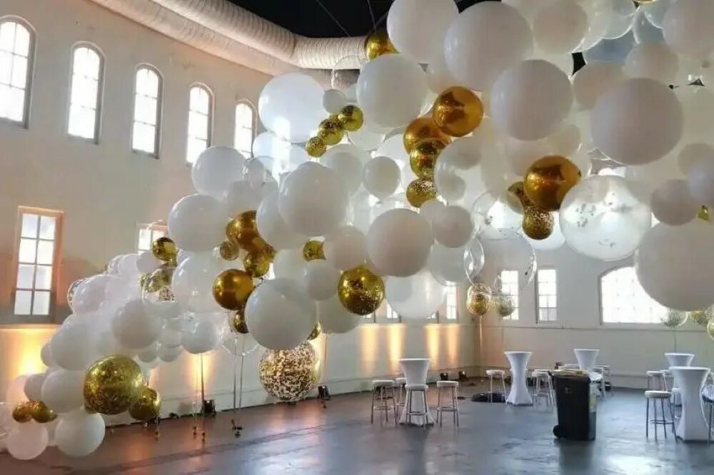 Композиция из шаров "Радужный единорог" - купить в интернет-магазине Onballoon п