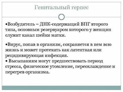 Возбудитель герпеса