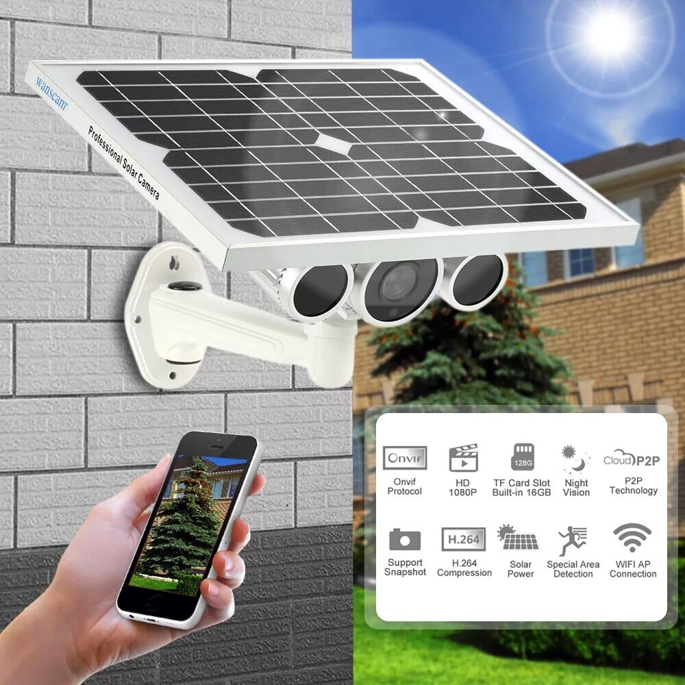 Камера видеонаблюдения Solar WIFI Bullet Camera. WIFI камера на солнечной батарее. WIFI Solar Power Battery Camera. Камера WIFI С прожектором на солнечной батарее Skybeam. Видеонаблюдение с аккумулятором и сим картой