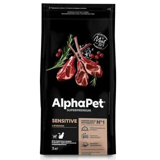Сухой корм для кошек alphapet